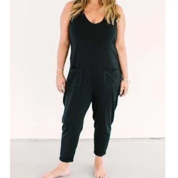 Smash + Tess Pants - Smash and Tess The Saturday Romper Midnight Black